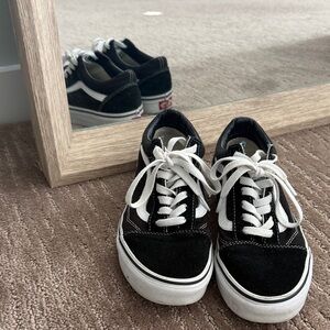 Vans Black and White Women's Sneakers